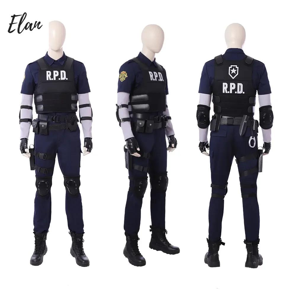 Halloween Masqurade Resident 2 Cosplay Re Leon Scott Kennedy Cosplay Costume with Leon Vest Men Halloween Costumes