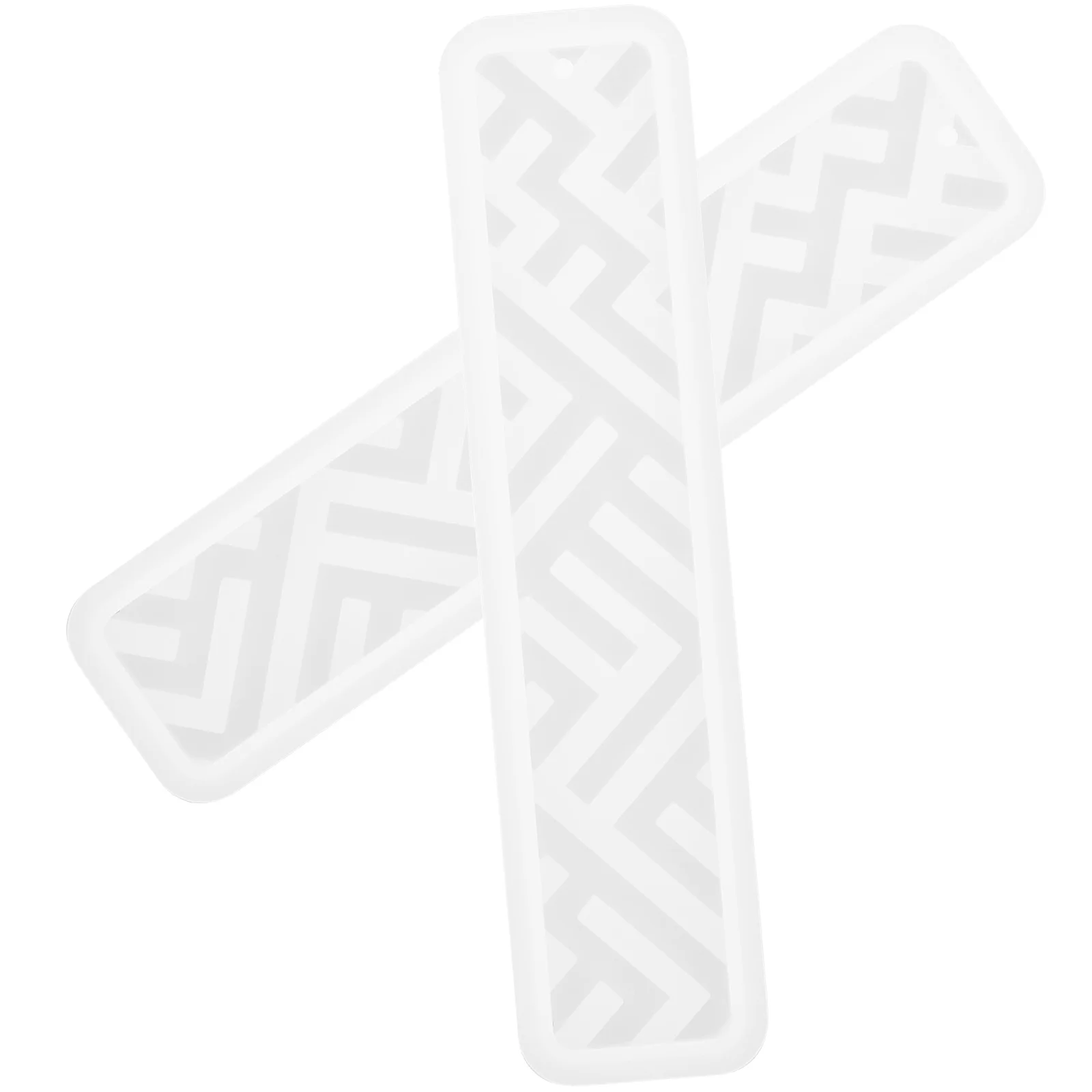 

2pcs Maze Bookmark Molds Smooth Surface Easy Clean Reusable Silicone Resin Crafts DIY Gifts Jewelry Making Accessories
