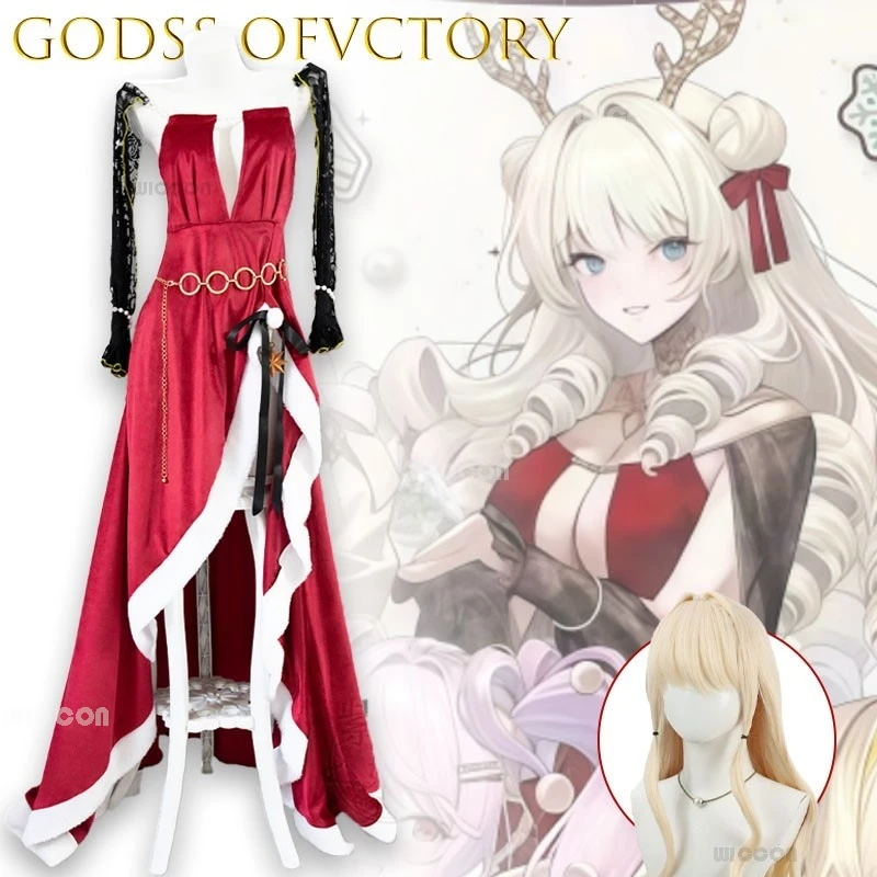 

Disfraz Crown GODDESS Animate Cafe Рождественская игра Корона костюмы для косплея аниме наряд высокие аксессуары deguisement Adulte