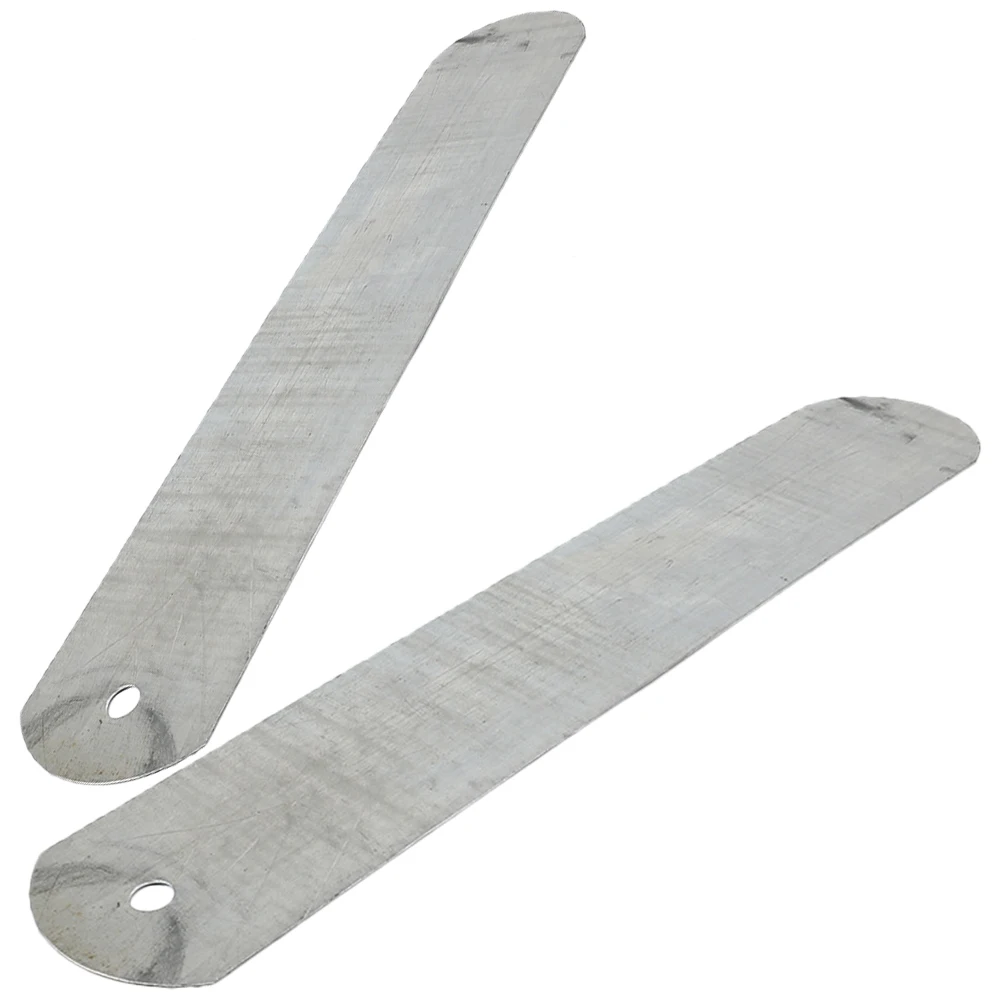 

2pcs Shaping Board Jig Aluminum Plate 85x45mm 12x40mm Straightening Tool Metal Sock Boards Blank Sheet Sock Fixing Storage