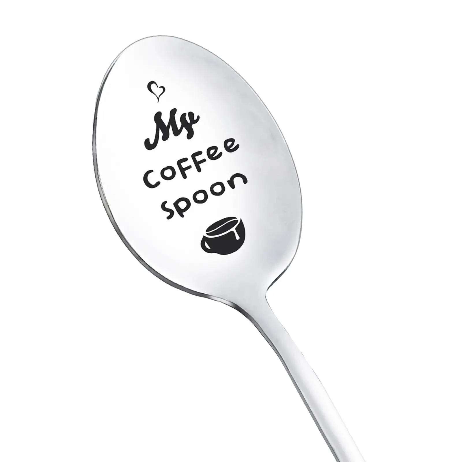 Stainless Steel Spoon Kitchen Gadget Mothers Day Gifts Serving Spoon Ice Cream