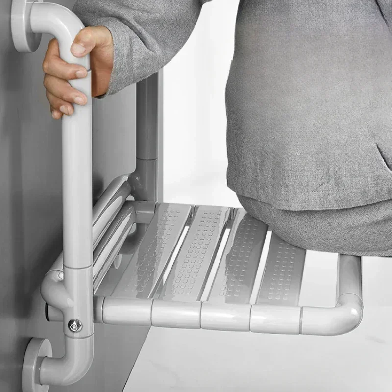 

Bathroom Chairs Wall Folding Stool Elderly Safety Non Slip Seat Disabled