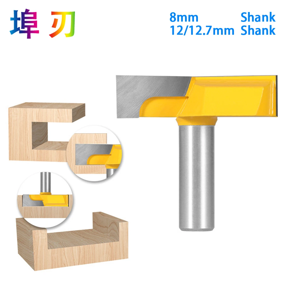 LANG TONG TOOL Milling Cutter Bottom Cleaning Router Bit Straight Bit Clean Milling Cutter forWood Woodworking Bits CuttingLT105