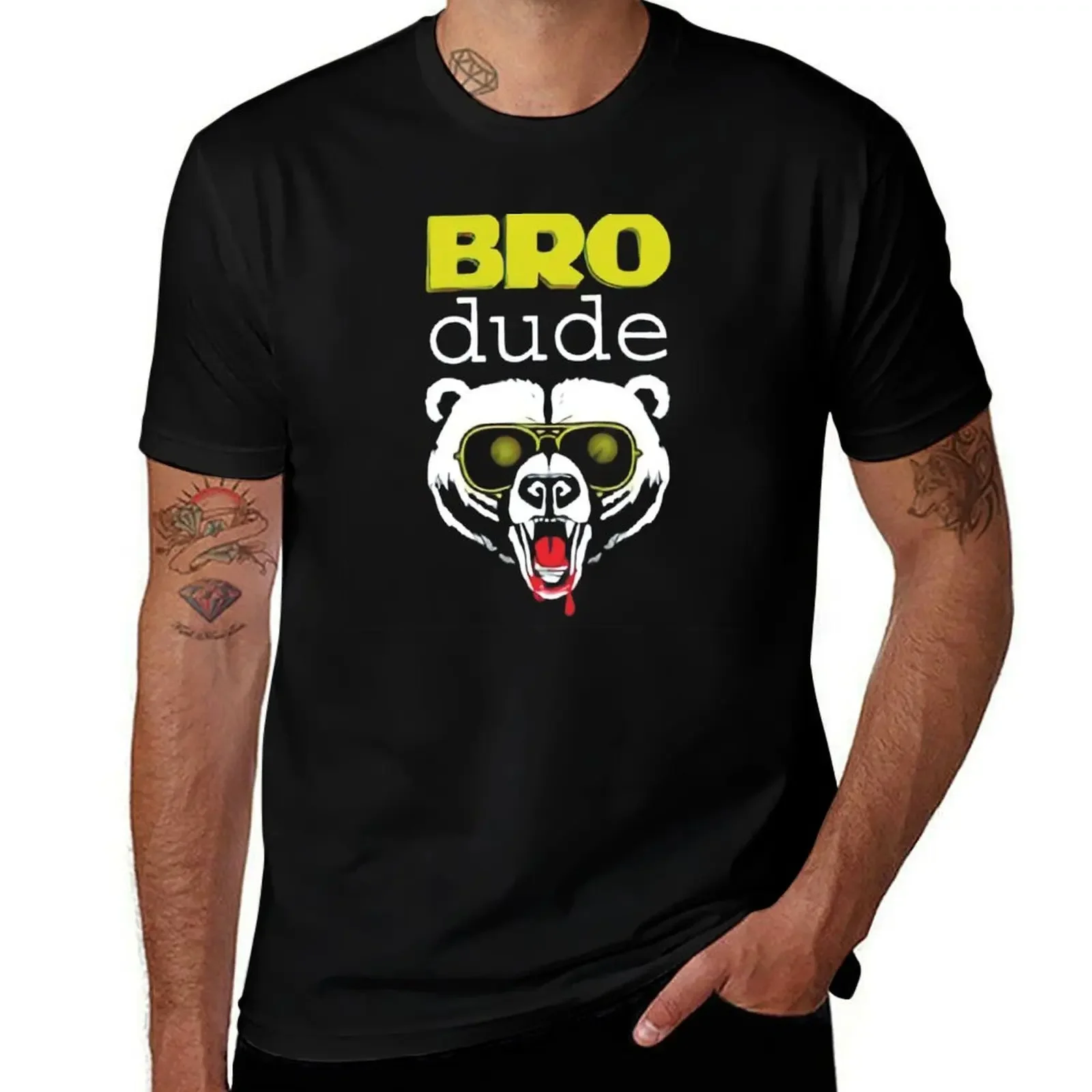 

bro dude 11 T-Shirt baggy shirts anime Short sleeve tee Anime t-shirt clothes for men