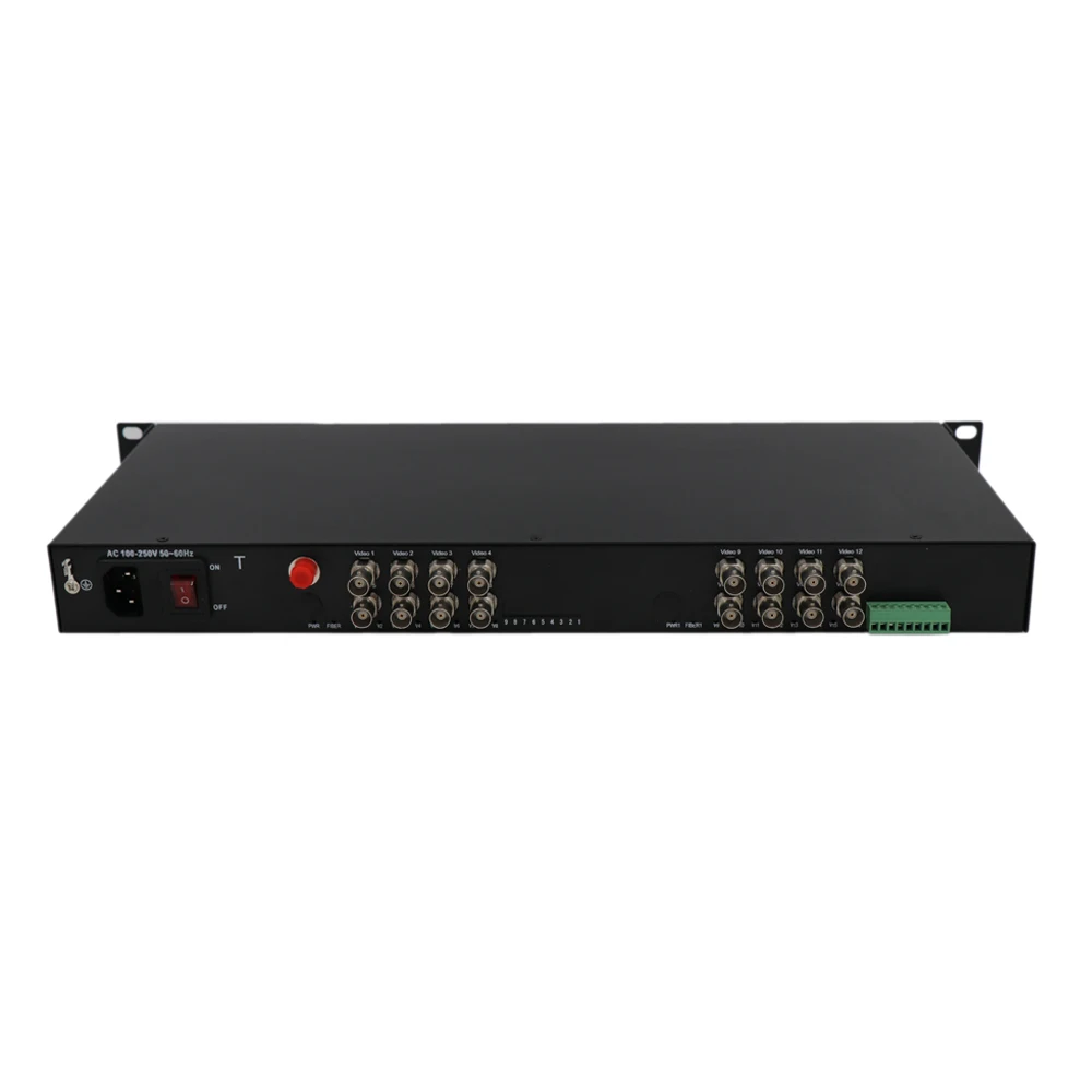 16ch ahd cvi tvi 1080p converter hd video coaxial to fiber optic converter with rs485