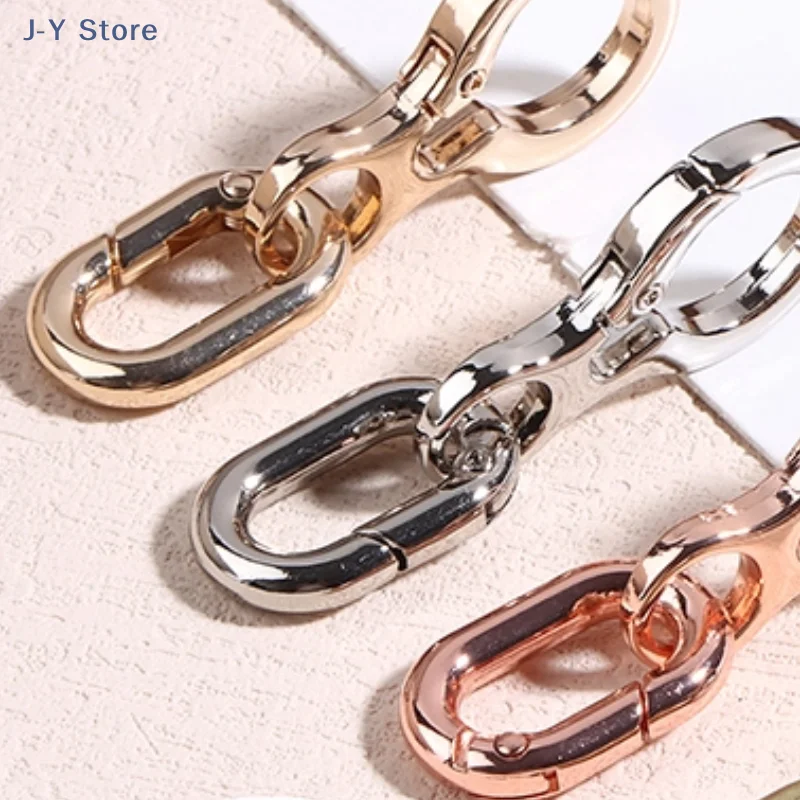 1/3 шт., поворотные застежки с двойным открытием, металлические пружинные карабины, брелок для ключей, брелки «сделай сам», аксессуары для рукоделия, инструмент, подарок