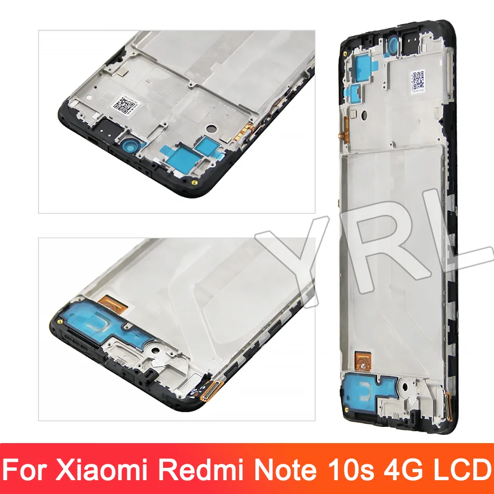 6,43 "ЖК-дисплей для Xiaomi Redmi Note 10 4G, ЖК-дисплей, дигитайзер сенсорного экрана в сборе, дисплей для Redmi Note10S M2101K7AI M2101K7BG