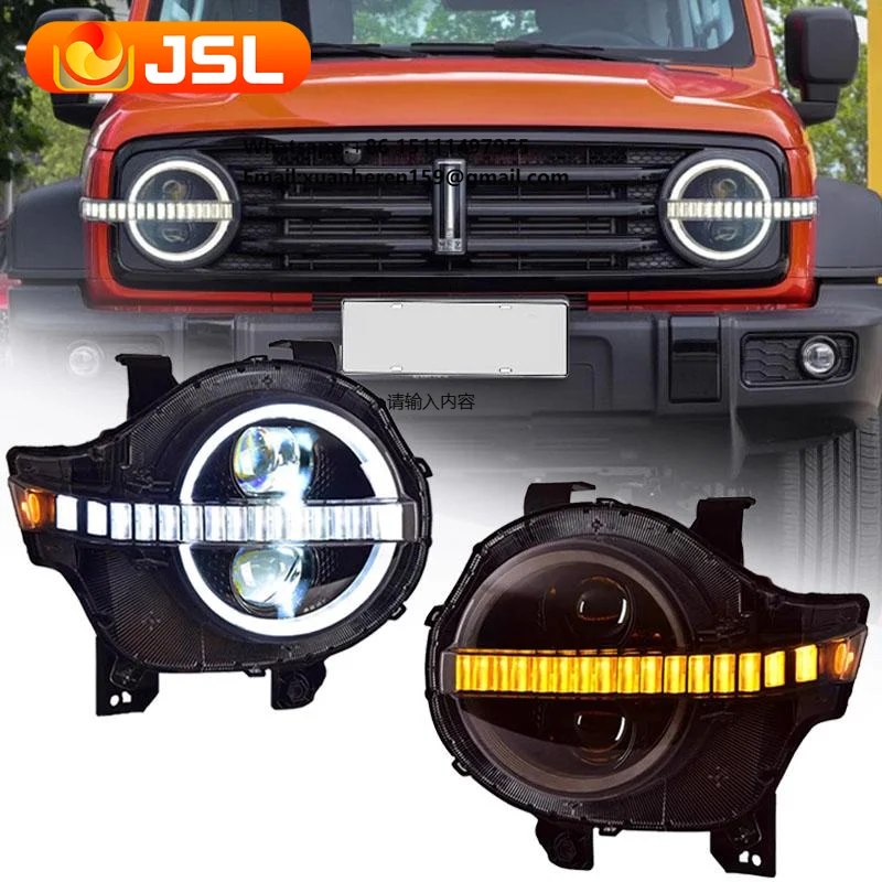 

JSL Car Lights for Great Wall Tank 300 2021-2024 Headlight LED Projetor Head Lamp Daytime Running Light Automotive Accessories