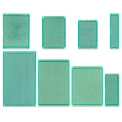 Double Sided PCB Board Prototype Kit Circuit Boards for DIY Soldering 2x8 3x7 4x6 5x7 6x8 7x9 8x12 9x15cm