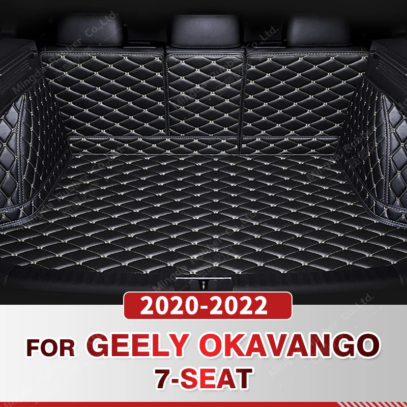 

Auto Full Coverage Trunk Mat For GEELY Okavango 7-Seat 2020-2022 21 Car Boot Cover Pad Cargo Interior Protector Accessories