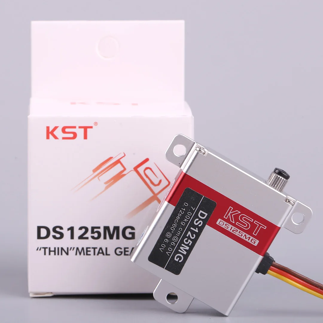 

KST DS125MG 10mm 7KG High Torque Metal Gear Digital Servo for Fixed-wing Drone UAV Helicopter Airplane RC Models