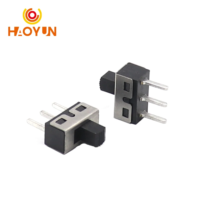 【10-5 sztuk】 SS12D10 SS12D11 przełącznik dwupozycyjny 3 piny proste stopy 1P2T uchwyt wysoki 5mm odstęp 4.7mm 3A 250V SS12D10G5