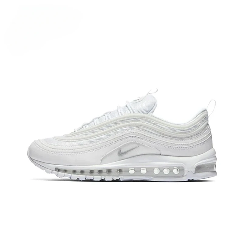 Nike Air Max 97 Men's and Women's Running Shoes Anti-slip Mesh Ventilation Wear Shock Comfortable Stylish Simple Versatile