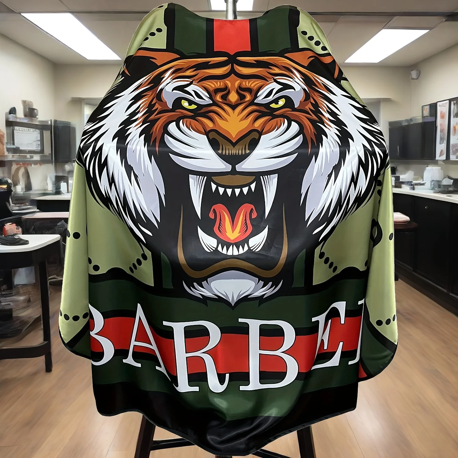 Hair Dye Barber Cape Waterproof Anti Static Hair Cutting Cloak Reusable Hairdressing Apron For Barbershop Salon Home Haircut 4
