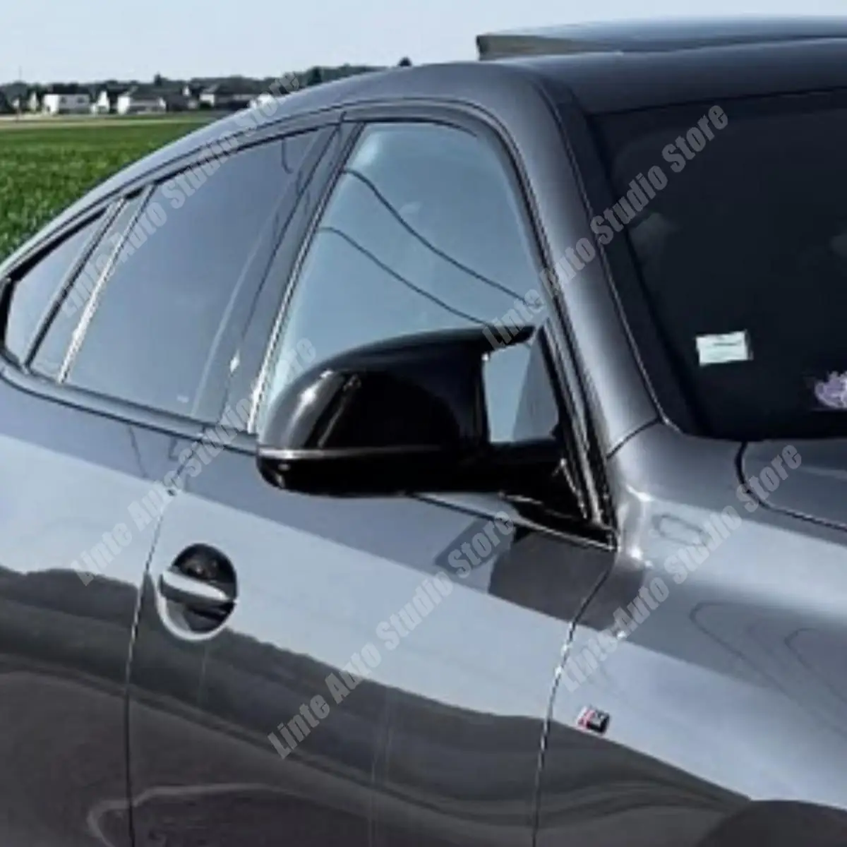 

For BMW X6 G06 X5 G05 2019-2025 Side Rearview Mirror Covers Gloss Black Painted Shell Replacement Installation Body Kits Tuning