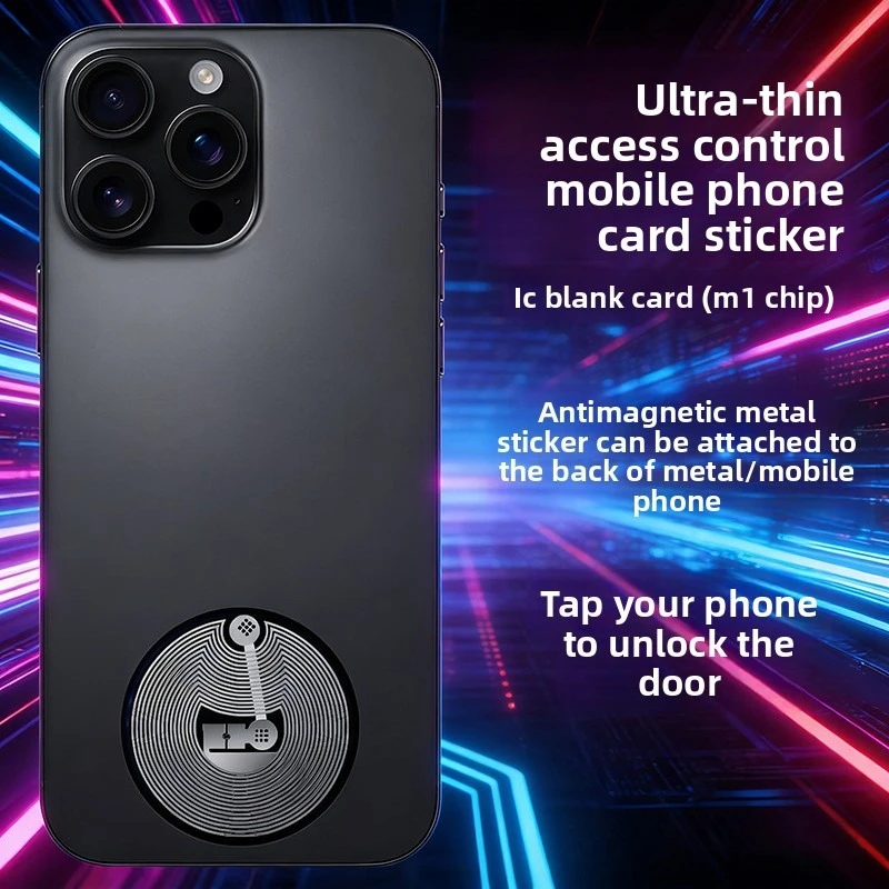 Phone Door Access Control Card Sticker IC CUID Cloneable Tag 1pcs with Anti Metal Layer for Mobile Phone IC UID Copy Card Blank