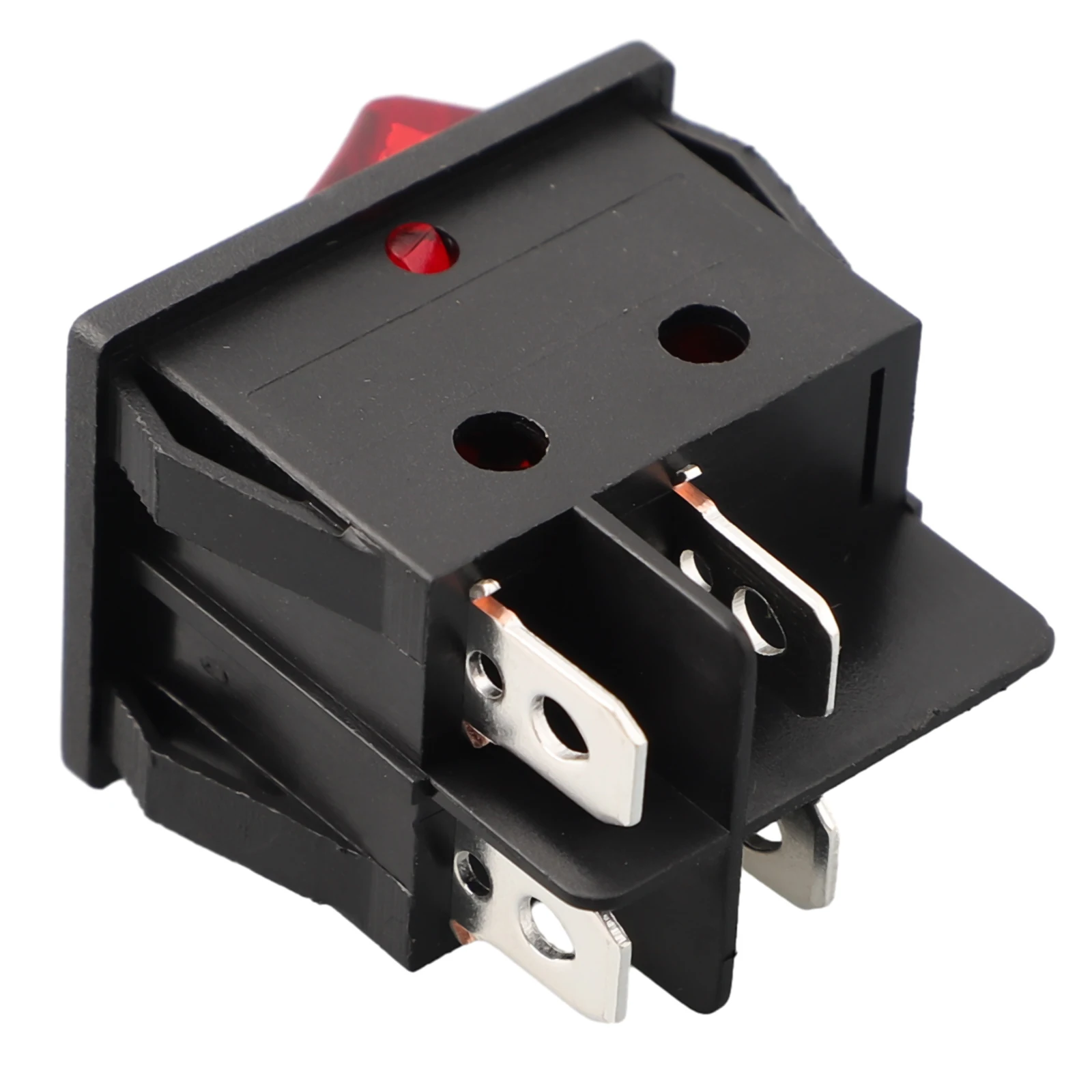 Switch Power Switch 4-Pin Boat Electrical Equipment Power Red With Light Rocker Supplies Welding 29 X 22mm 30A