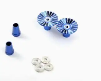 one pair/2pcs M3 Aluminum Transmitter Joystick Thumb Stick Umbrella Thumbstick Non-slip Rocker for RC Futaba Frsky radiomaster view 3