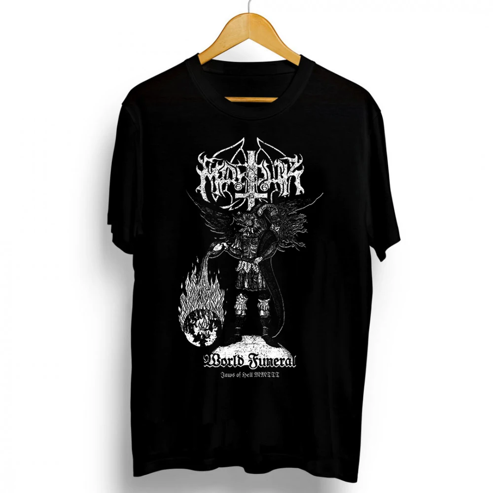 New Fashion Women/Men's 3D Print Marduk Black Metal Band 100% Cotton Crewneck tshirt Harajuku Styles Top Tee Short Sleeve