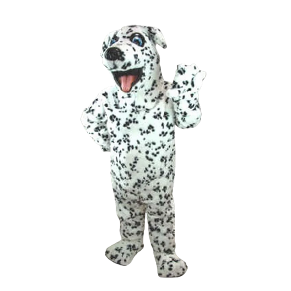 Deluxe Dalmatian Mascot Costume Adult Size Good Quality DOG Mascotte Outfit Suit Fancy Dress Party Carnival Cosply Costumes 709