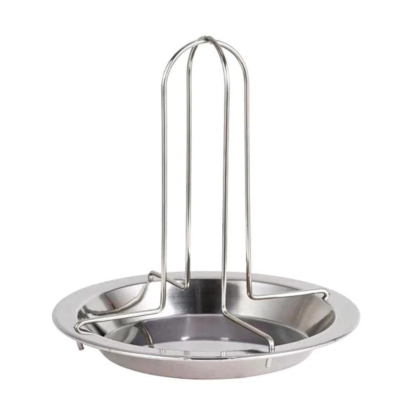 Chicken Roaster Rack for Oven, Grill, BBQ, Sturdy Stainless Steel Vertical Poultry Turkey Standing Holder Cooking Tool