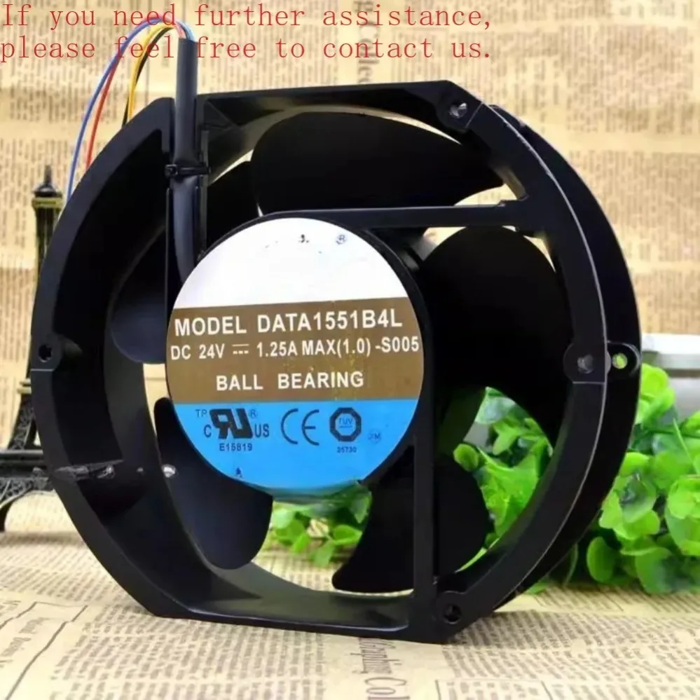 17250 24V 1.25A 3 Wire Speed Measurement Server Cabinet Cooling Fan DATA1551B4L For AVC（002）