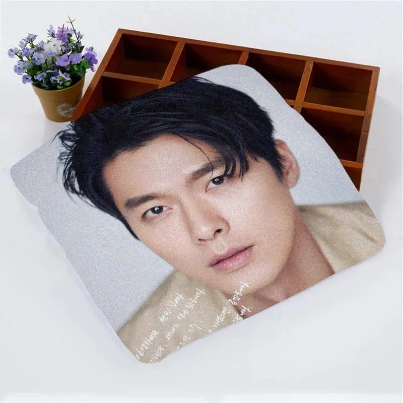 Custom Hyun Bin Actor Face Towel Small Hand Towels Kitchen Towel Hotel Restaurant Cleaning Towel Microfiber Fabric