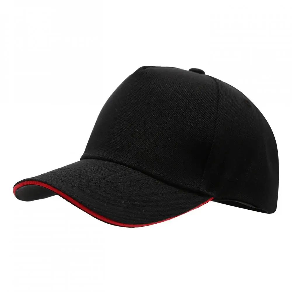 Customized Printed Logo Men's And Women's Fashion Trends Versatile Duck Tongue Caps Five Piece Mao Qing Sandwich Baseball Hats