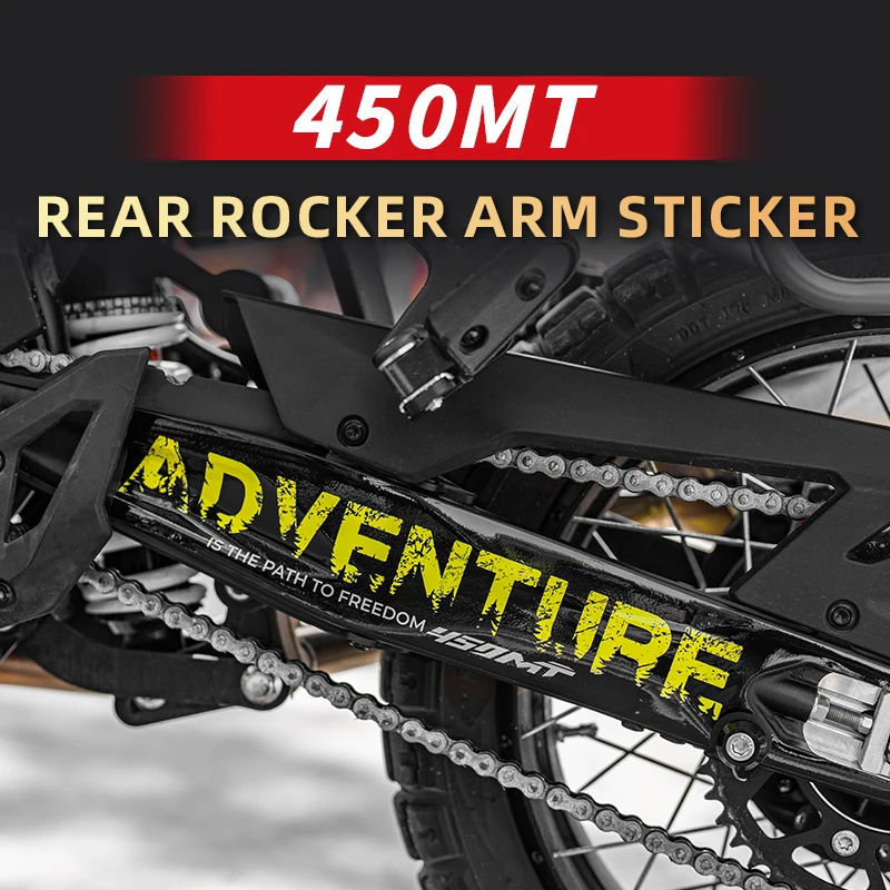 

For CFMOTO 450MT 450 MT motorcycle rear rocker pattern printing stickers, motorcycle accessories, decorative protection decals