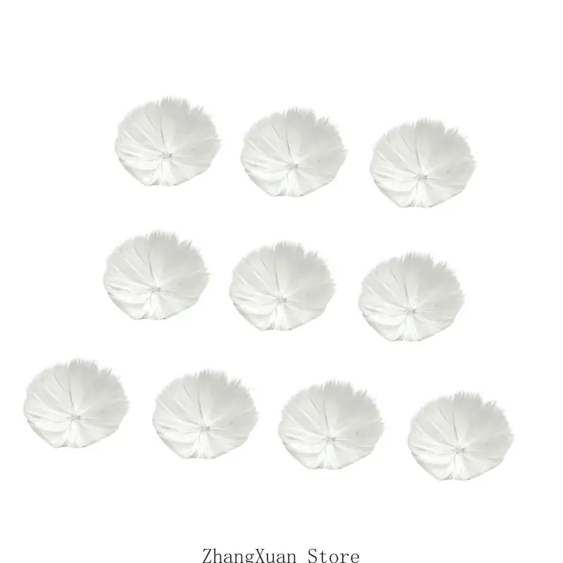 Federblumen-Applikationsset für Anlass-Styling, Kleider, Haarschmuck und Kostüme 3XUF – Detail 8