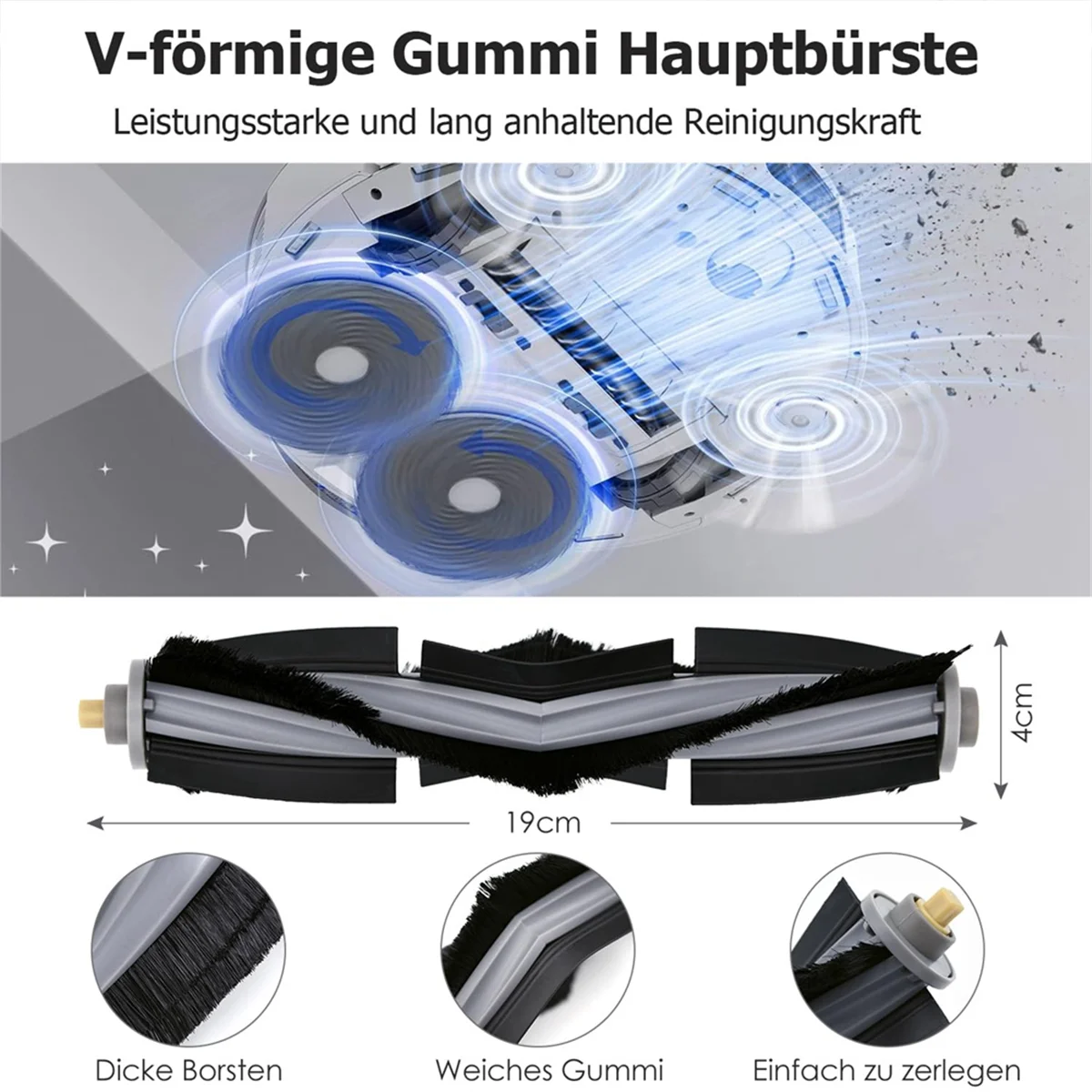 Комплект аксессуаров для робота-пылесоса ECOVACS DEEBOT T20 OMNI / T20e OMNI, мешки для пыли, тряпки для швабры, основная щетка, фильтры