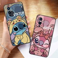 Phone Case For Oneplus 9 8 8T 7 7T 6 6T 5T ACE 2V NORD CE 2 3 LITE N10 N100 5G Pro Case Funda Shell Funny Cute Stitch Angle