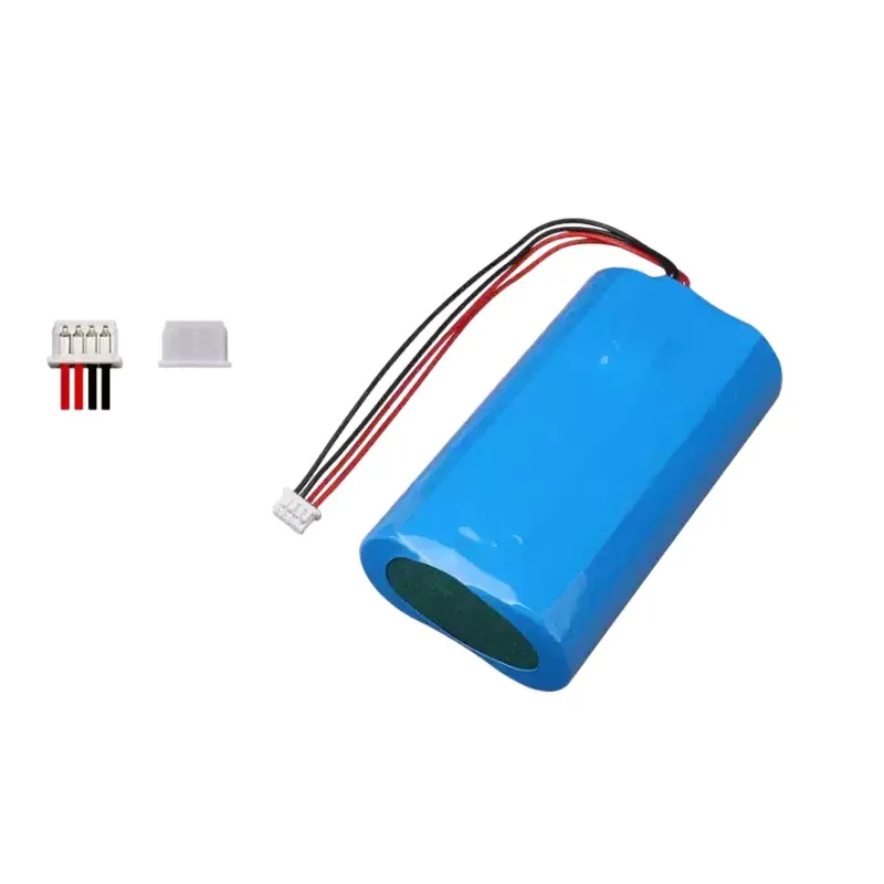 Suitable for massage equipment 7.4V 2000mAh lithium battery pack 18650 rechargeable 1.25-4 P four-wire plug, large capacity