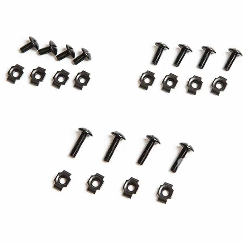 Tactical Helmet Rail Screws Set, Helmet Strap Fixed Screws Bolts And Nuts, Helmet Accessories