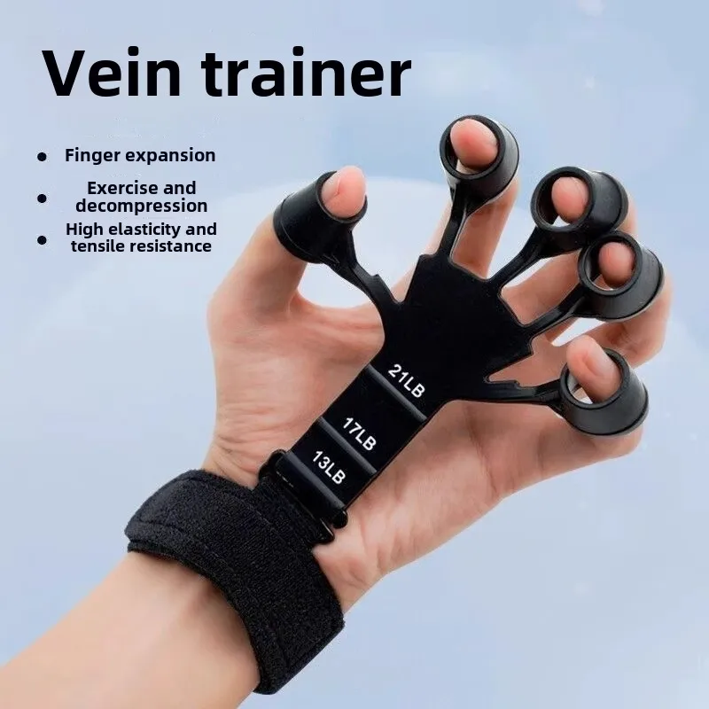 Finger Flexibility, Rehabilitation,Grip Equipment, Five-finger Finger Strength, Wrist Exercise,Strength Blue Veins Arm Training