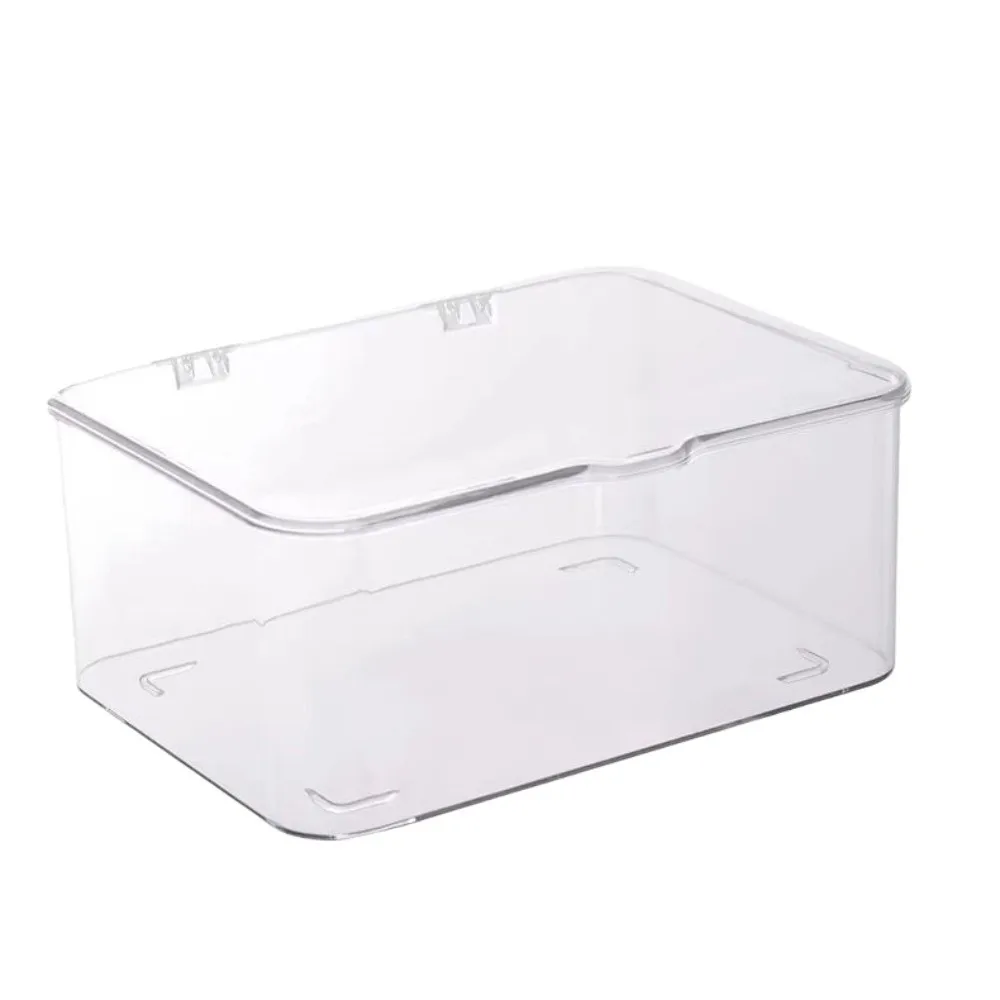

26pcs with Lid Wenwan Bracelet Box Anti Oxidation Transparent Nail Art Storage Box Dustproof Square Acrylic Sealed Box