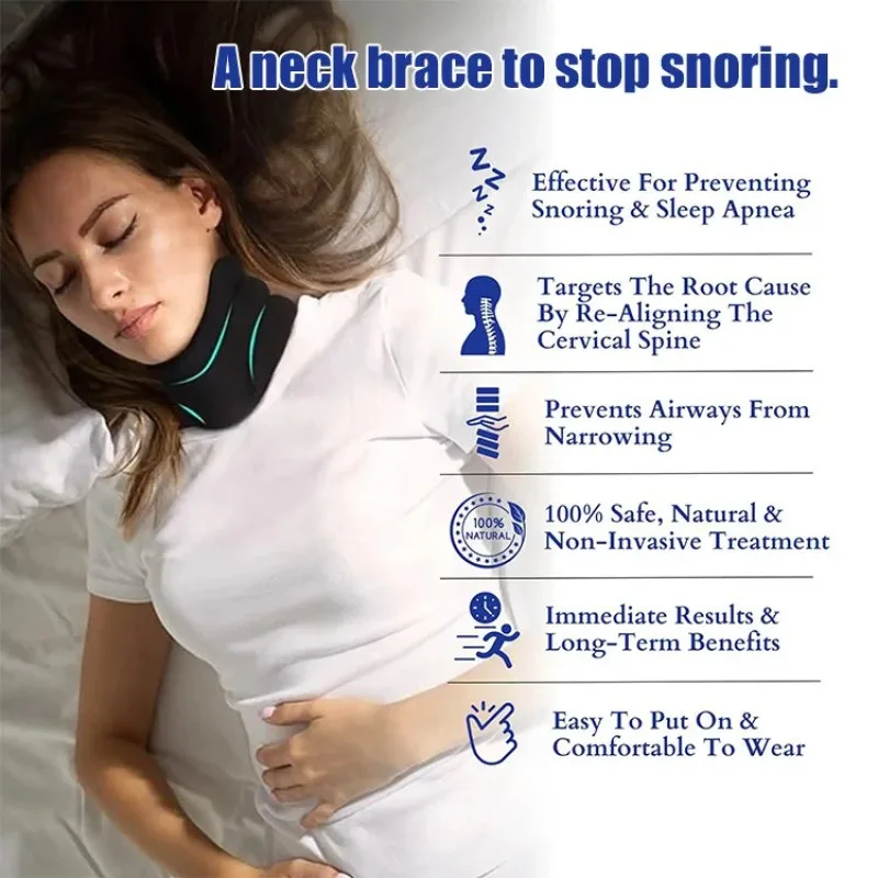 Breathable Adjustable Anti-Snoring Neck Brace Neck Brace Neck Forward Tilt Breathable Brace