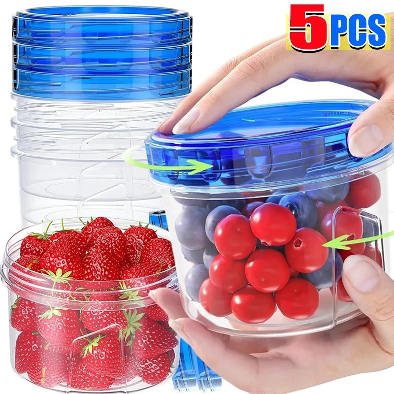 500ml BPA Free Plastic Food Storage Containers with Lids Leak Proof Airtight Microwave Freezer Safe Stackable Meal Prep LunchBox