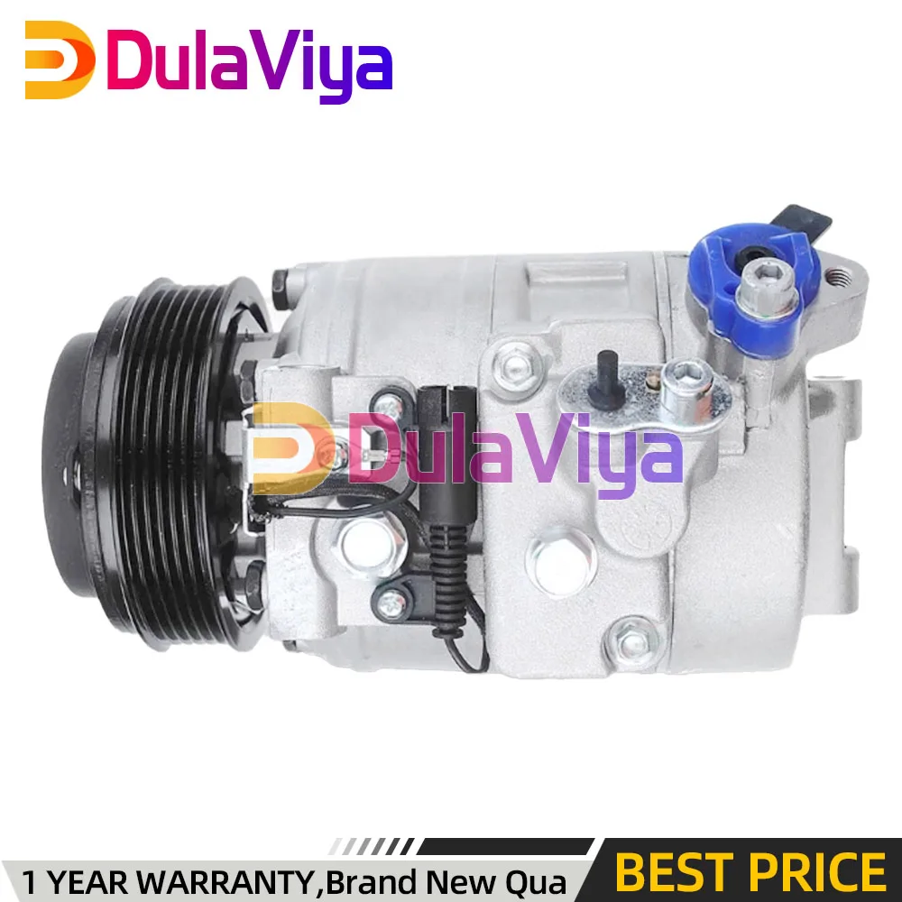 

AC Compressor with 6-Groove Pulley For BMW 328i xDrive 2012-2013 X3 3.0 2007-2010 64526918749 CO11293C 158356