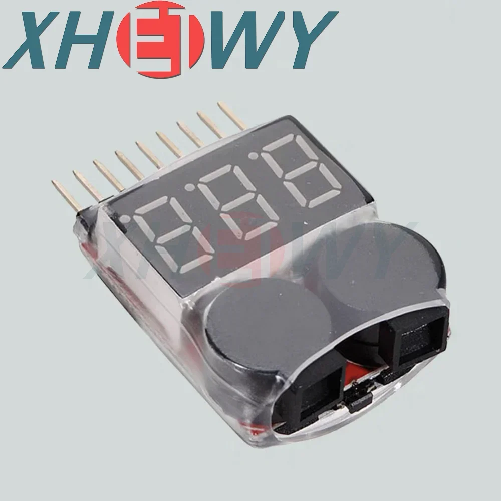 1-8S new 2-in-1 battery display/BB low voltage/alarm/electric display/dual function buzzer