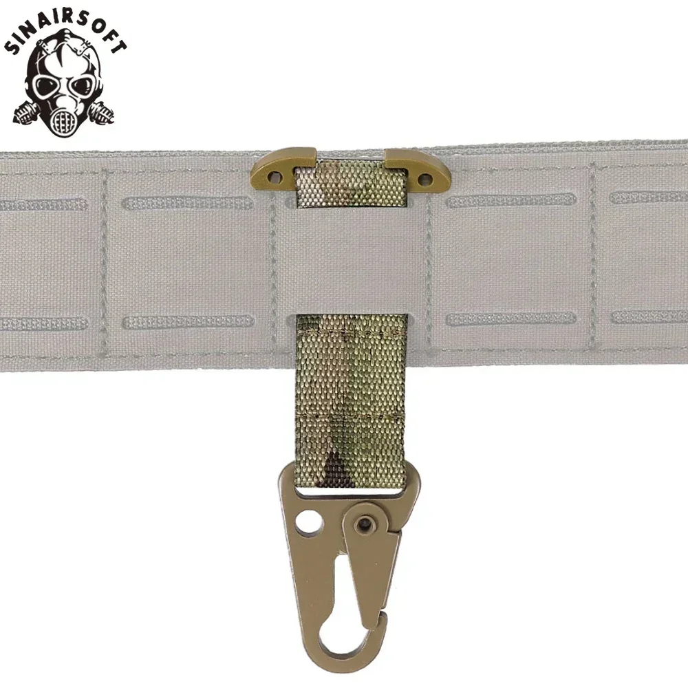 Tactical Gear Molle Clash Hook Molle Belt Clip With Tee Mount Battle Belt Accessories For Gloves Keychains Hunting Vest Gear