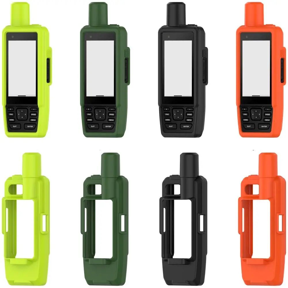 Soft Silicone Protective Cover Anti-fall Scratch Resistant Handheld GPS Device Case Shockproof for Garmin GPSMAP H1 Bumper