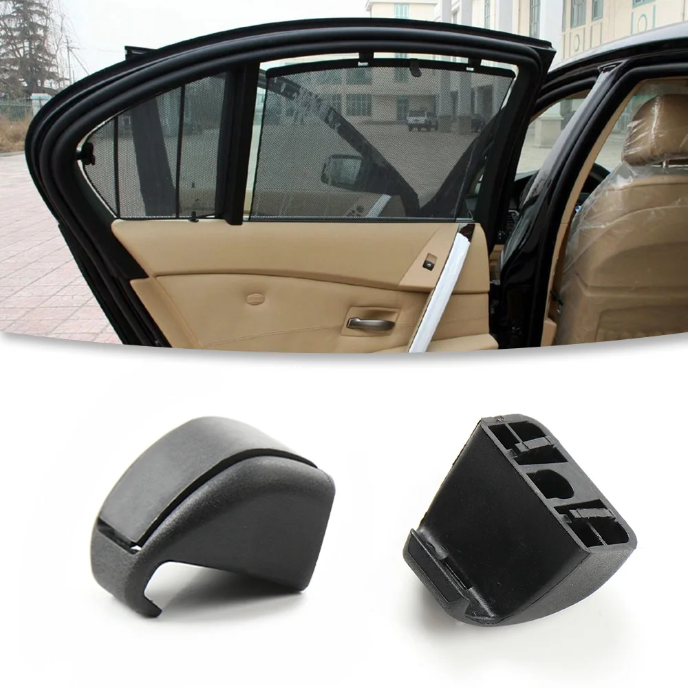 E60 E39 Auto Interior Parts Replacement For BMW 5 Series 525i 530i 540i Car Rear Door Window Sunshade Hook Clip 51168193949