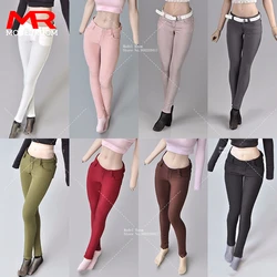 1/6 Scale Female Tight Pencil Pants Trousers Model Fit 12'' TBL JIAOU Asian Female Soldier Action Figure Body Dolls