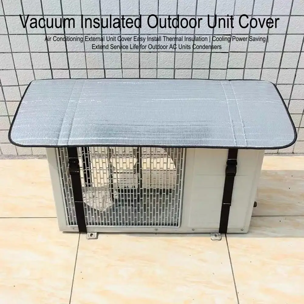 Uv-resistant Ac Unit Cover Air Conditioner Outside Unit Cover Universal Waterproof Air Conditioner for Outdoor for External
