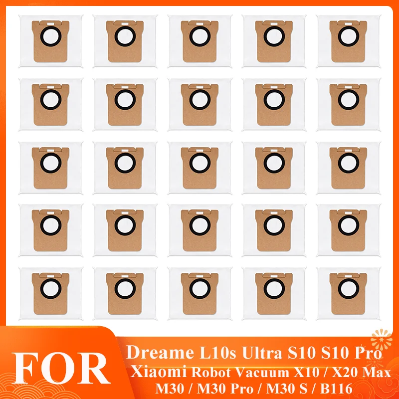 

Dust Bag Accessories For Dreame L10s Ultra/S10/S10 Pro For Xiaomi Robot Vacuum X10/X20 Pro/X20 Max/M30 Pro/M30S/B116/ C102CN