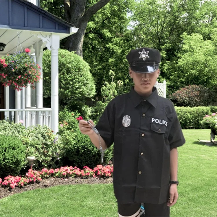 Sexy Men's loween Costume Adult Performance Suit Police Costume eup Stage Performance Traditional Chinese Ethnic Wear