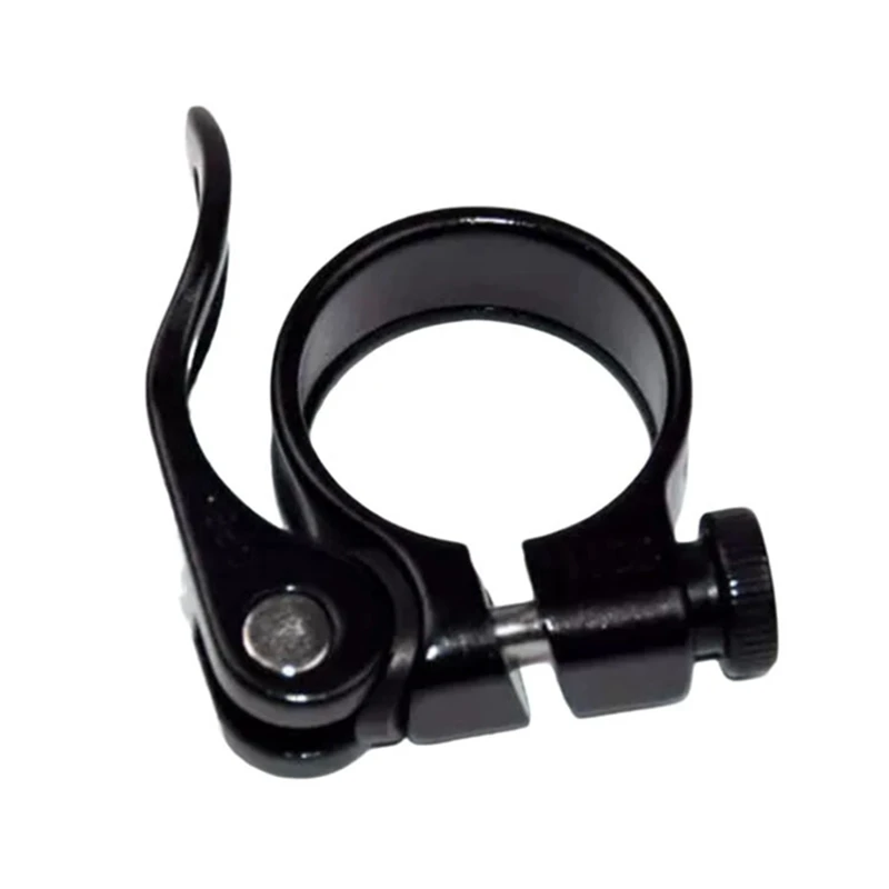 1 PCS 38Mm Bicycle Folding Clip Alloy Reinforced Bicycle Mounting Clip Round Post Firmware Fixing Clip