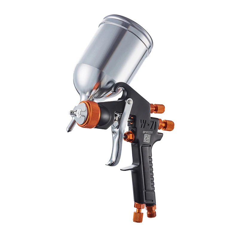 

High-Precision 1.3mm HVLP High Performance Multi-Purpose Industrial Air Spray Gun Alloy Cup Gravity Feed OEM Wood Coating Auto
