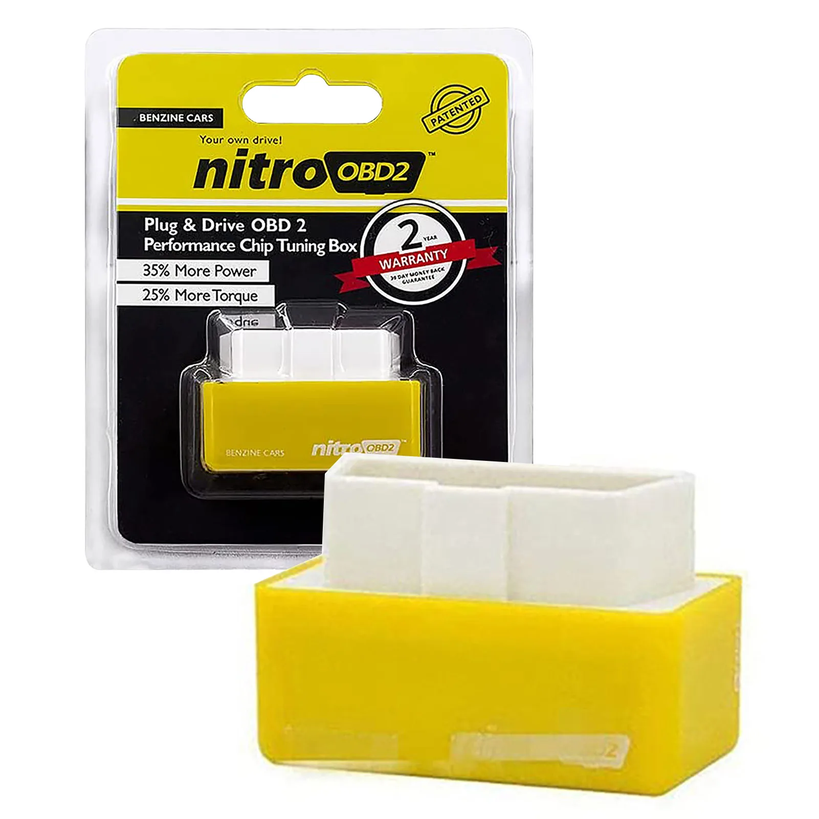 Nitro-caja de ajuste de ahorro de combustible OBD2 para coche diésel, sintonizador de Chip de doble placa, Universal